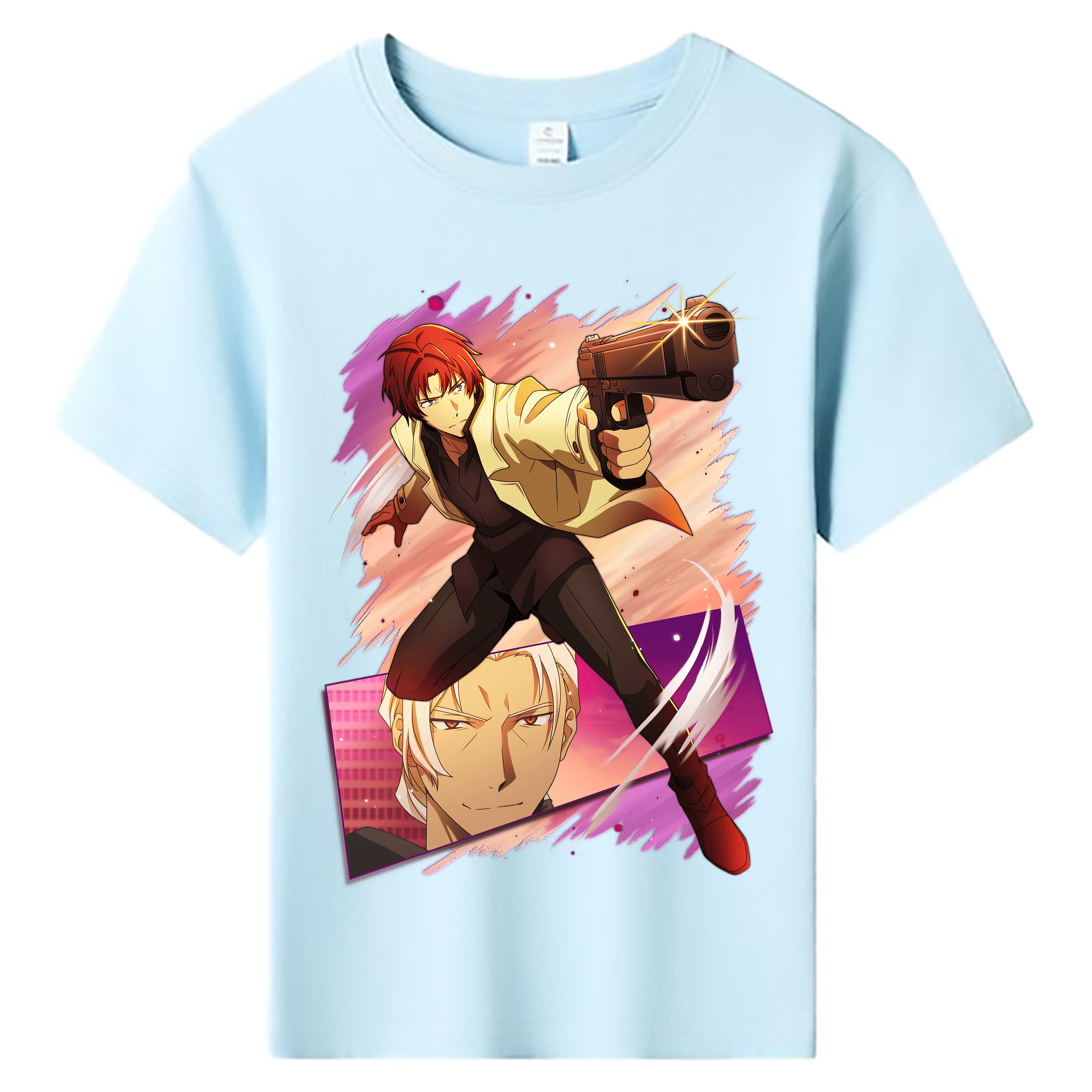 （画像用） 文豪ストレイドッグス Bungo Stray Dogs 綿100％キッズTシャツ（フロントプリント）